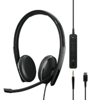 ADAPT 165T USB-C II Wired, double-sided headset with 3.5 mm jack USB-C connectivity, Microsoft Teams certified