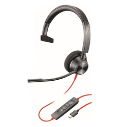 Plantronics Plantronics Blackwire 3310-M, BW3310, UC, Monaural, USB-A Corded Headset