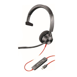 Blackwire 3320-M UC Binaural USB-A Corded Headset