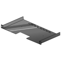 Shelf for mounting the RealPresence Group 300 and 500 series codecs. 