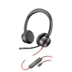 Poly Blackwire 8225-M UC, Stereo USB-A Corded Headset, ANC, Online Indicator with call controls