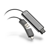 Poly DA75 QD to USB-A & C Smart Digital Adapter Cable