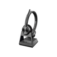 HP POLY SAVI 7320 UC STEREO DECT HEADSET, D400 USB-A DONGLE