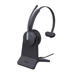 YEALINK WIRELESS (BH70) MS MONO BLUETOOTH HEADSET W/ CHARGE STAND, BT51 DONGLE, BLK, USB-A