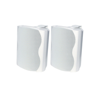 45W 8 Ohm White Wall Mount Speaker Pair