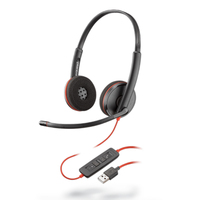 Plantronics Blackwire C3220 Stereo USB-A Headset - Refurbished