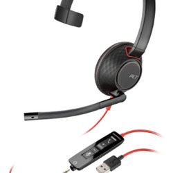 Plantronics Blackwire C5210 Mono USB-A Headset with 3.5mm Connection - Refurbished