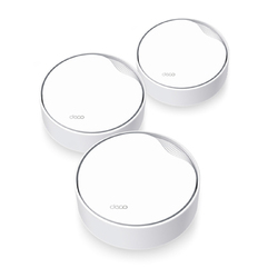 TP-LINK DECO X50 MESH WI-FI SYSTEM, AX3000, GbE POE, 2.5GbE POE, 3-PACK, 3YR WTY