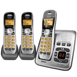 Uniden DECT 1735+2 Cordless Phone with 2 Extra Handsets