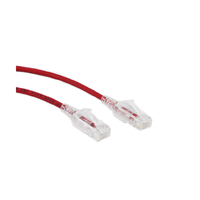 Extra Slim 0.5m Cat 6 Patch Lead - Red