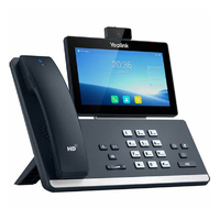 YEALINK (SIP-T58W) IP PHONE WITHW/LESS HANDSET, 7" TOUCHSCREEN, BT, WIFI, 720P CAM, aOS 9.