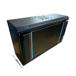 Coms in a box 19" x 6RU x 200mm Deep Wall Mount data Cabinet