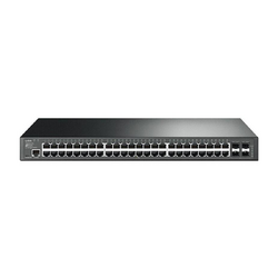 TP-LINK TL-SG3452 JETSTREAM 48-PORT GIGABIT L2 MANAGED SWITCH, GbE(48),SFP(4), 5YR