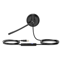 YEALINK WIRED (UH34) MS STEREO HEADSET,NOISE CANCELLING MIC,LEATHER CUSHION,3.5MM & USB-C