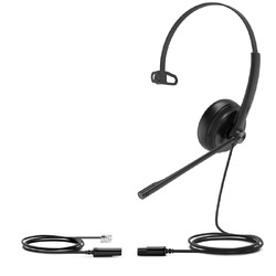 YEALINK YHS34 LITE MONO WIDEBAND HEADSET COMPATIBLE WITH CISCO 79XX IP PHONES, AVAYA V/VI