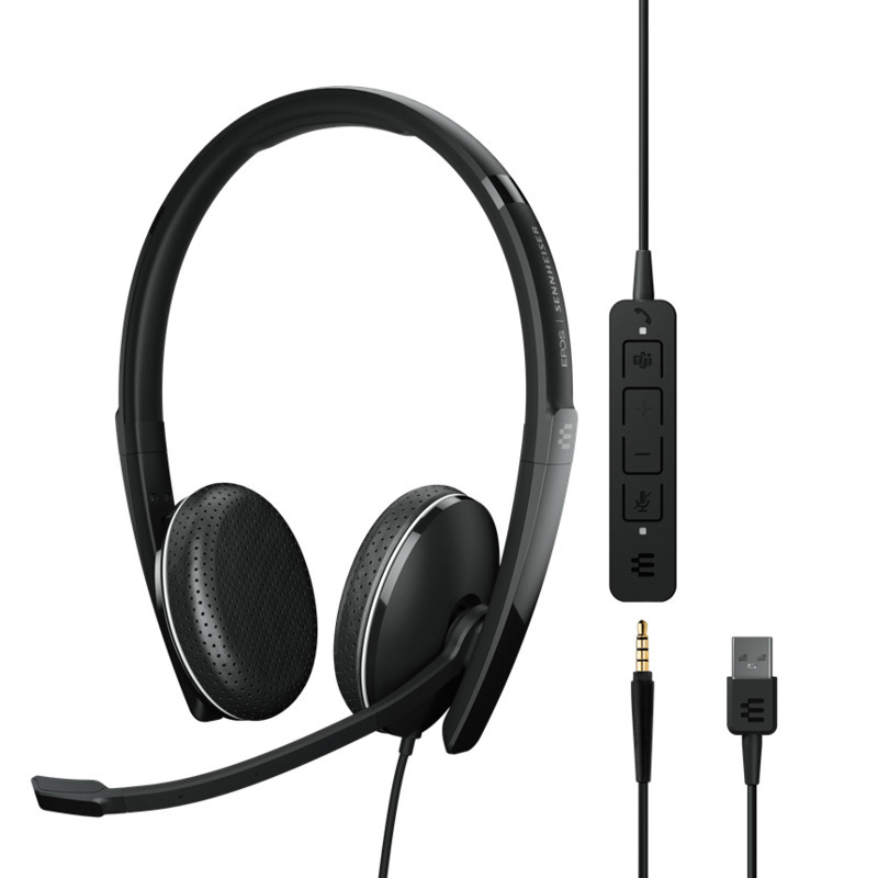 ADAPT 165T USB II Wired, double-sided headset with 3.5 mm jack USB connectivity, Microsoft Teams certified