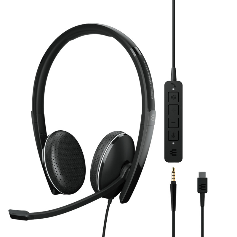 ADAPT 165T USB-C II Wired, double-sided headset with 3.5 mm jack USB-C connectivity, Microsoft Teams certified