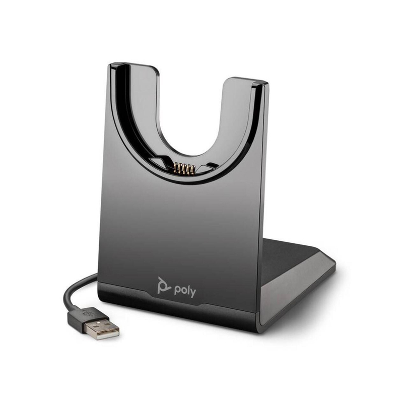 Charging Stand for Voyager Focus 2 and Voyager 4300 Headsets - USB-A