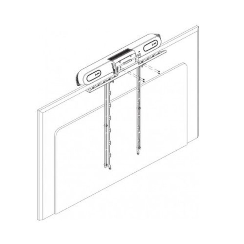 Poly Studio X30 Optional Mounting Kits, includes one each of the following:Vesa Mounting Kit, and Wall Mounting Kit. Compatible with the Studio X30.