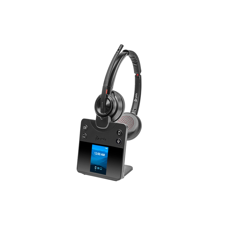 Poly Savi 8420 Office UC Stereo DECT Headset USB-A PC/Deskphone/Mobile