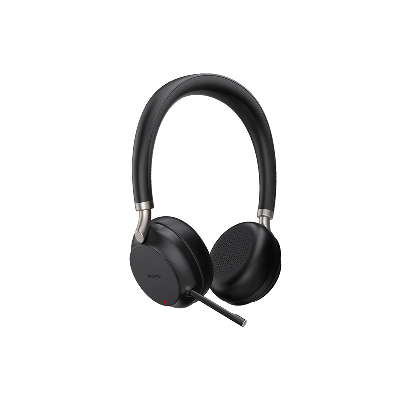 YEALINK WIRELESS (BH72) UC STEREO HEADSET + BT51 USB-A DONGLE,QI CHARGING,BLACK,USB-A