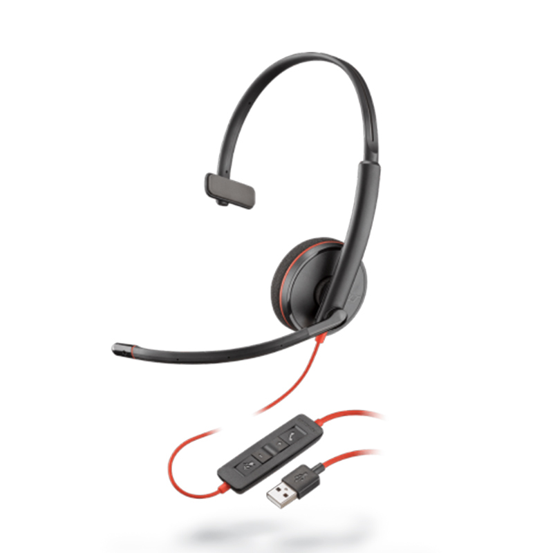 Plantronics Blackwire C3210 Mono USB-A Headset - Refurbished