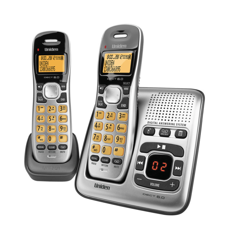 Uniden DECT 1735+1 Cordless Phone with 1 Extra Handset