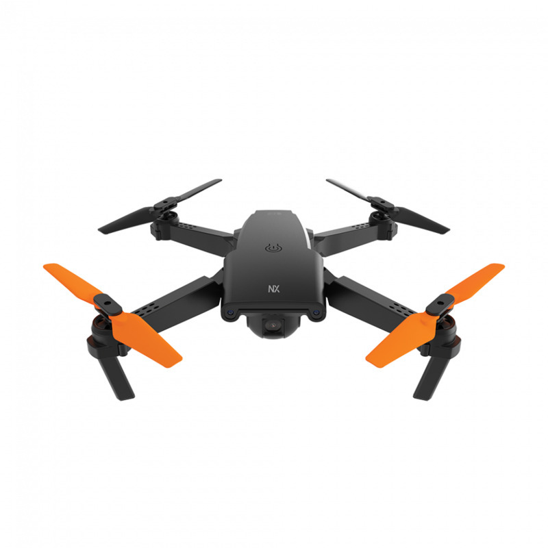 NX 720P DRONE, 8 MINUTES, FOLDABLE, CHARGE CABLE, USB AC, REMOTE, DRONE BATTERY