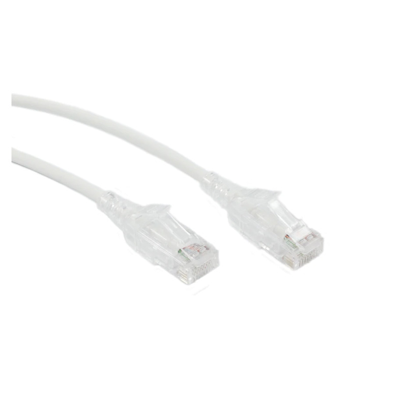 Extra Slim 0.25m Cat 6 Patch Lead - White