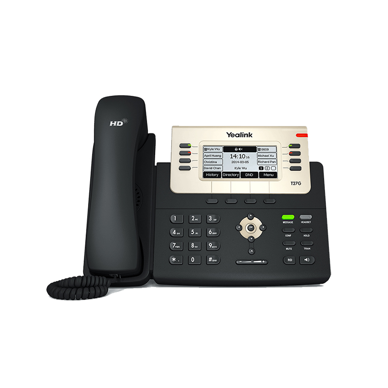 SIP-T27G Executive IP Phone with PoE