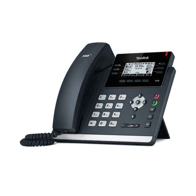 SIP-T42S Gigabit IP Phone