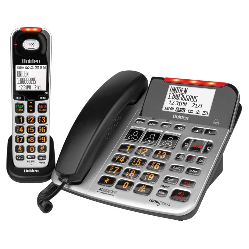 UNIDEN CORDED-CORDLESS PHONES