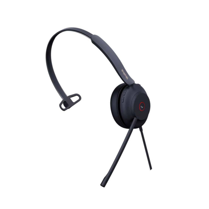 YEALINK WIRED (UH37) MS MONO HEADSET,NOISE CANCELLING MIC,LEATHER CUSHION,C C/A ADAPTOR