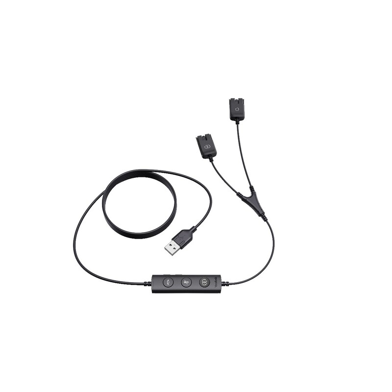 YEALINK USB/QD TRAINER CABLE FOR YHS SERIES HEADSET - 10PCS